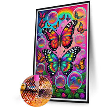 Load image into Gallery viewer, Garden Bubble Butterfly 40*60CM(Picture) Full AB Round Drill Diamond Painting

