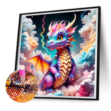 Load image into Gallery viewer, Colorful Dragon In The Mist 30*30CM(Canvas) Full Round Drill Diamond Painting
