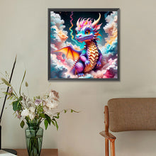 Load image into Gallery viewer, Colorful Dragon In The Mist 30*30CM(Canvas) Full Round Drill Diamond Painting
