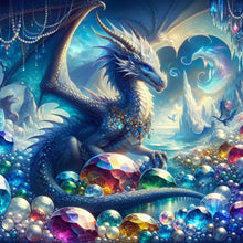 Load image into Gallery viewer, Dragons And Dragon&#39;S Treasures 30*30CM(Canvas) Full Round Drill Diamond Painting
