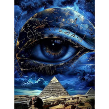Load image into Gallery viewer, Pyramid Eye 45*60CM(Canvas) Full Round Drill Diamond Painting
