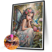 Load image into Gallery viewer, Butterfly Elf Girl 40*50CM(Picture) Full AB Round Drill Diamond Painting
