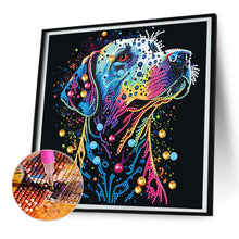 Load image into Gallery viewer, Colorful Dogs 30*30CM(Canvas) Partial Special Shaped Drill Diamond Painting
