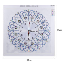 Load image into Gallery viewer, 5D DIY Digital Drawing Clock Without Battery Resin for Kids Adult (Clock-H085)
