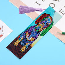 Load image into Gallery viewer, Tassel DIY Special Shaped Drill Diamond Painting Bookmark Kit (AA268 Dog)
