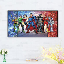 Load image into Gallery viewer, Superheroes Assemble 85*45CM full round DRILL diamond painting
