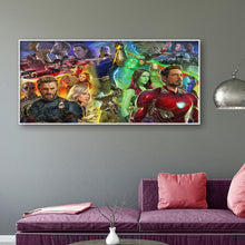 Load image into Gallery viewer, Super Hero 80*40cm(canvas) full round drill diamond painting
