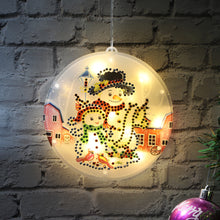 Load image into Gallery viewer, Christmas LED Hanging Lights DIY Double Sided Diamond Painting Kit (DD003)

