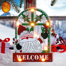 Load image into Gallery viewer, DIY Diamond Painting Light Christmas Tree Snowman Nightlight Lamp (BJD04)
