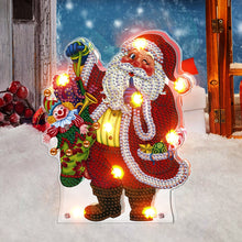 Load image into Gallery viewer, DIY Diamond Painting Light Christmas Tree Snowman Nightlight Lamp (BJD05)
