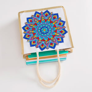 5D Diamond Painting Linen Bag DIY Mandala Shopping Handbag Tote (GT5003)