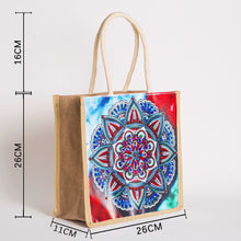 Load image into Gallery viewer, 5D Diamond Painting Linen Bag DIY Mandala Shopping Handbag Tote (GT5004)
