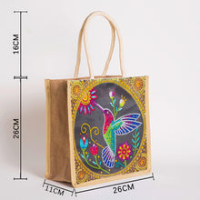 Load image into Gallery viewer, 5D Diamond Painting Handbag DIY Bird Linen Shopping Storage Bags (GT5010)
