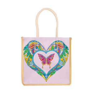 5D Diamond Painting Handbag DIY Butterfly Shopping Storage Bags (GT5012)