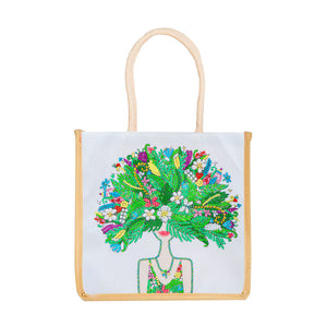 5D Diamond Painting Handbag DIY Beauty Linen Shopping Storage Bags (GT5013)