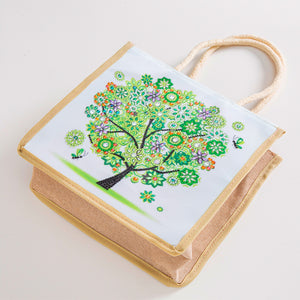 5D Diamond Painting Handbag DIY Spring Linen Shopping Storage Bags (GT5015)