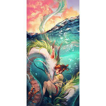 Load image into Gallery viewer, Spirited Away (35**70CM) 9CT 4 Stamped Cross Stitch
