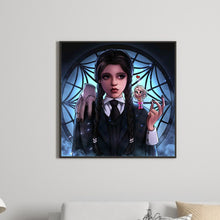 Load image into Gallery viewer, Wednesday Adams 40*40CM(Canvas) Full Round Drill Diamond Painting
