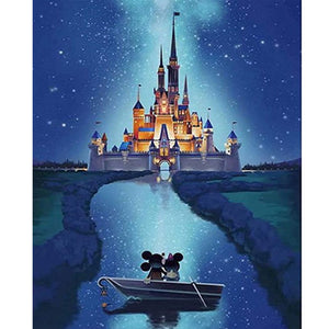 Disney Castle 50*60CM(Picture) Full Square Drill Diamond Painting