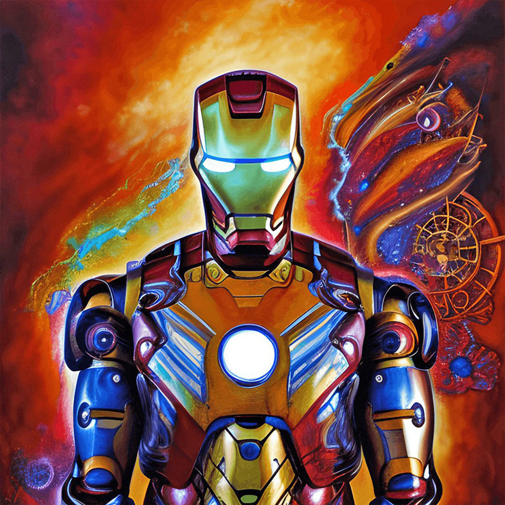 Iron Man Iron Man 30*30CM(Canvas) Full Round Drill Diamond Painting