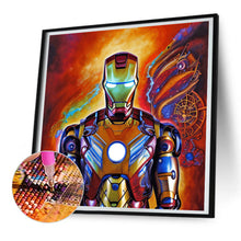 Load image into Gallery viewer, Iron Man Iron Man 30*30CM(Canvas) Full Round Drill Diamond Painting
