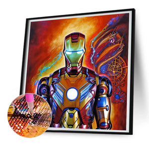 Iron Man Iron Man 30*30CM(Canvas) Full Round Drill Diamond Painting