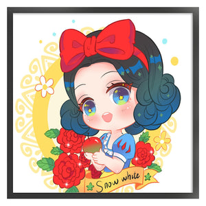 Snow White (50*50CM) 9CT 4 Stamped Cross Stitch