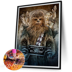 Star Wars - Chewbacca 30*40CM(Picture) Full Square Drill Diamond Painting