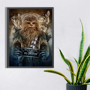 Star Wars - Chewbacca 30*40CM(Picture) Full Square Drill Diamond Painting