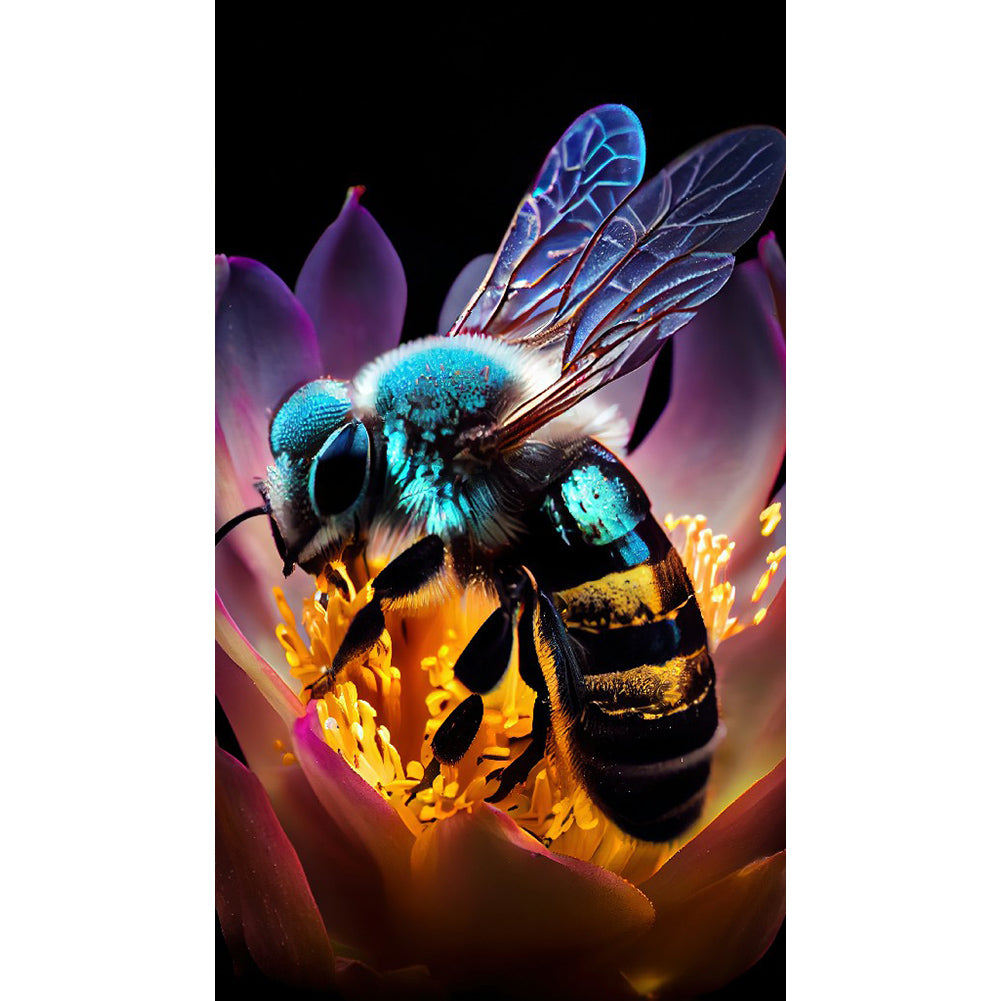 Fluorescent Insects 40*70CM(Canvas) Full Round Drill Diamond Painting