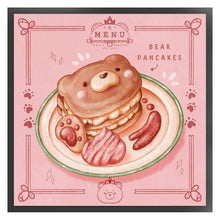 Load image into Gallery viewer, Bear Dessert (50*50CM) 9CT 4 Stamped Cross Stitch
