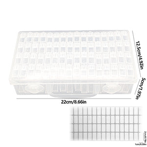 64 Grids Diamond Painting Storage Containers Box for Beads Art DIY Crafts