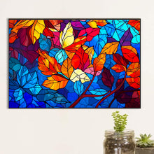 Load image into Gallery viewer, Glass Leaf Painting 60*40CM(Canvas) Full Round Drill Diamond Painting
