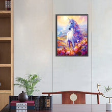 Load image into Gallery viewer, Unicorn 30*40CM(Canvas) Full Round Drill Diamond Painting
