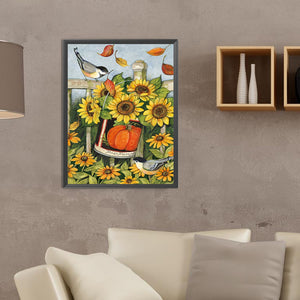 Thanksgiving For The Harvest 30*40CM(Canvas) Full Round Drill Diamond Painting