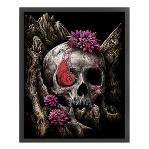Yishu - Skeleton - 50*63CM 11CT 3 Stamped Cross Stitch