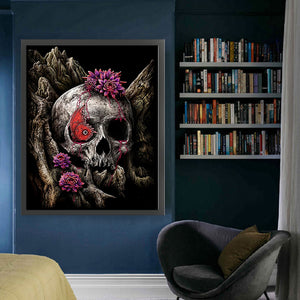 Yishu - Skeleton - 50*63CM 11CT 3 Stamped Cross Stitch