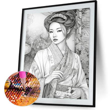 Load image into Gallery viewer, Retro Woman 40*50CM(Canvas) Full Round Drill Diamond Painting
