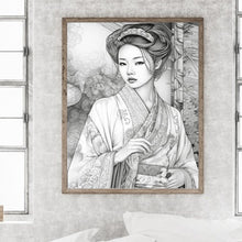 Load image into Gallery viewer, Retro Woman 40*50CM(Canvas) Full Round Drill Diamond Painting

