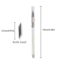 Load image into Gallery viewer, Diamond Painting Handbook Precision Knife Diamond Painting Tools (Light Yellow)
