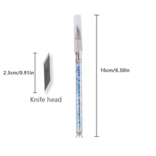 Load image into Gallery viewer, Diamond Painting Handbook Precision Knife Diamond Painting Tools (Dark Blue)
