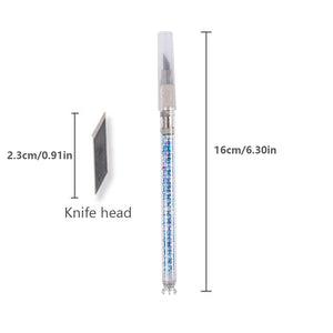 Diamond Painting Handbook Precision Knife Diamond Painting Tools (Dark Blue)