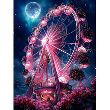 Load image into Gallery viewer, Ferris Wheel 30*40CM(Canvas) Full Round Drill Diamond Painting
