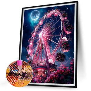 Ferris Wheel 30*40CM(Canvas) Full Round Drill Diamond Painting