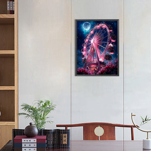 Ferris Wheel 30*40CM(Canvas) Full Round Drill Diamond Painting