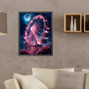 Ferris Wheel 30*40CM(Canvas) Full Round Drill Diamond Painting