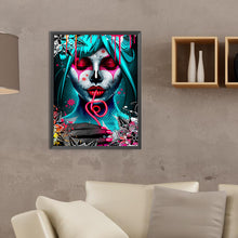 Load image into Gallery viewer, Dark Woman Drinking A Drink 30*40CM(Canvas) Full Round Drill Diamond Painting
