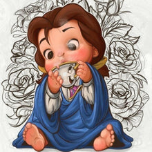 Load image into Gallery viewer, Princess Belle 50*50CM(Canvas) Full Round Drill Diamond Painting
