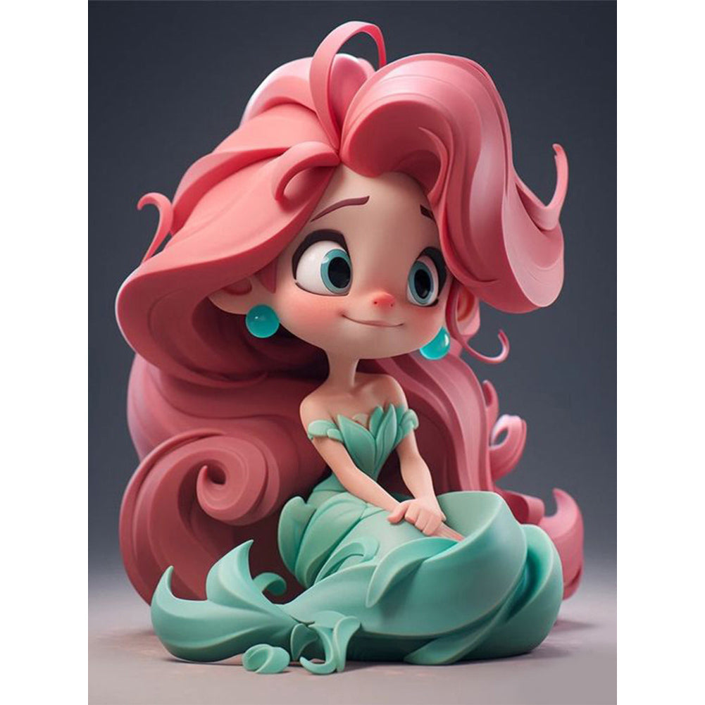 Disney Princesses Without Mermaids 40*50CM(Canvas) Full Round Drill Diamond Painting