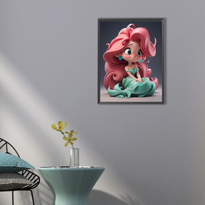 Disney Princesses Without Mermaids 40*50CM(Canvas) Full Round Drill Diamond Painting